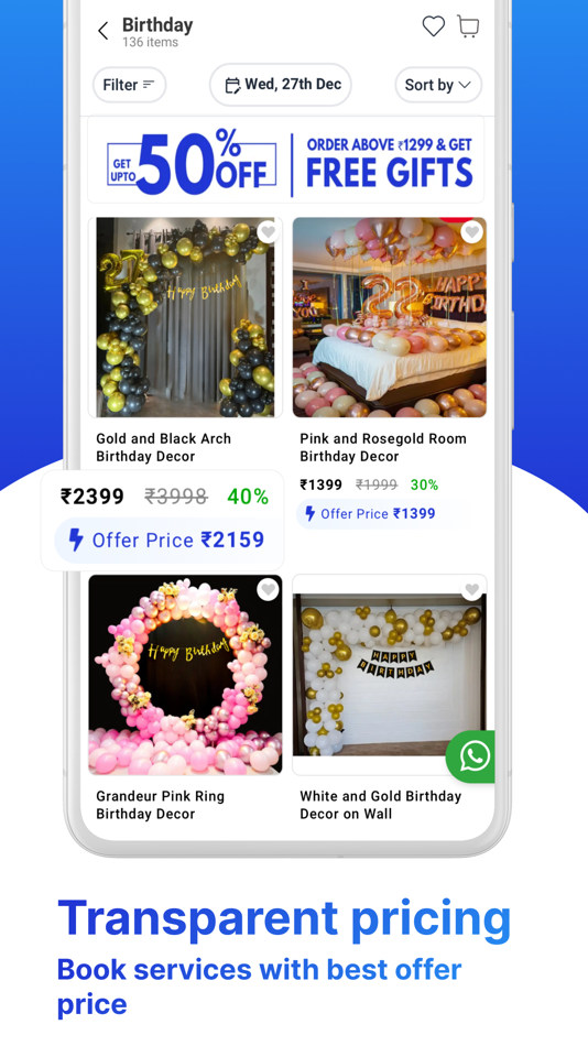 #2. ebo: Decoration service app (iOS) Podle: ebo solutions private limited