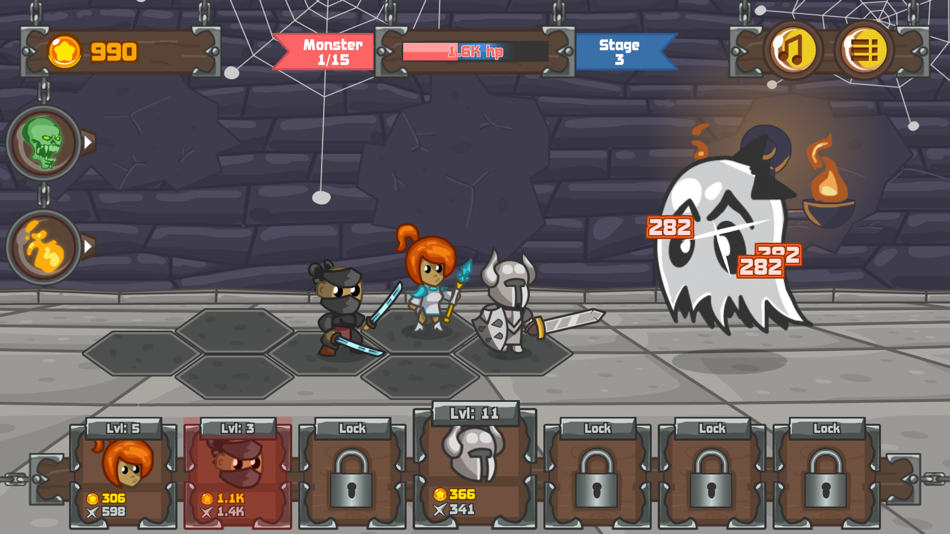 #2. Dungeon And Knight (iOS) 由: Hoang Tran Viet