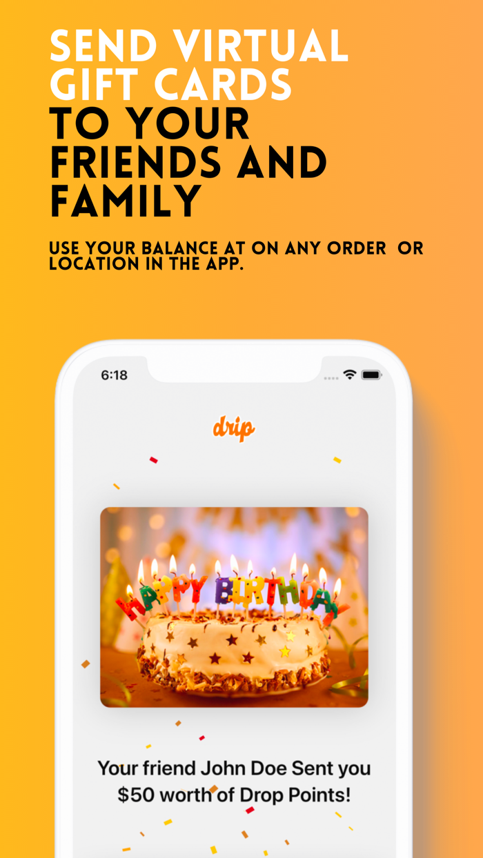 Drip The Order-Ahead App