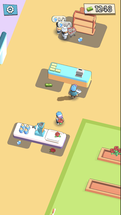 Flower Shop - Idle Tycoon Game Screenshot