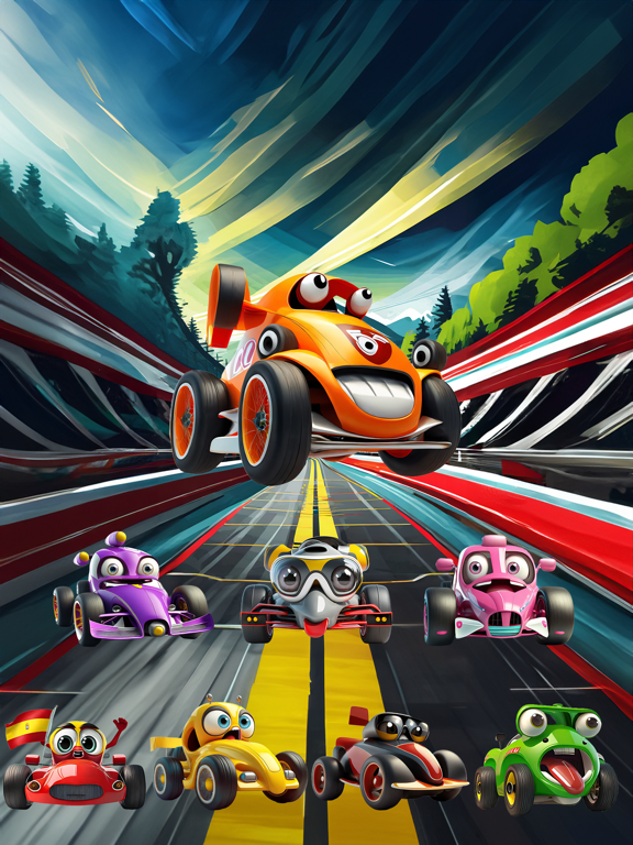 Screenshot #4 pour Racing Cars Stickers