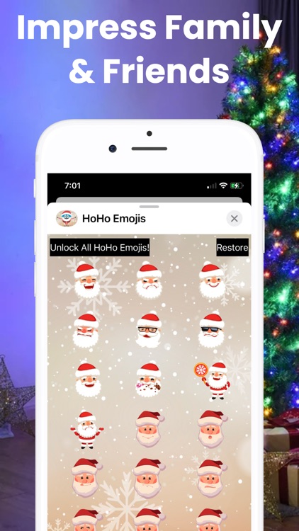 HoHo Emojis - Santa Claus