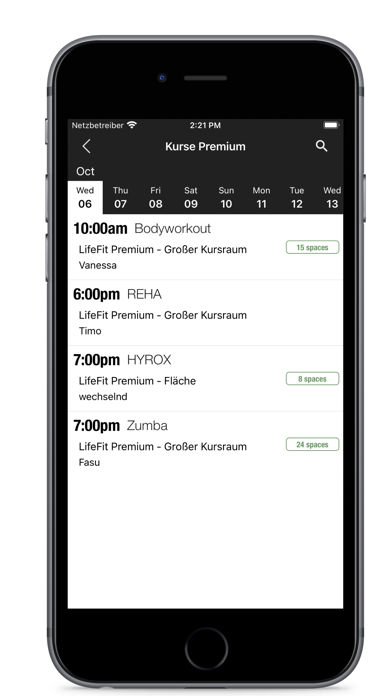 LifeFit Dinslaken Screenshot
