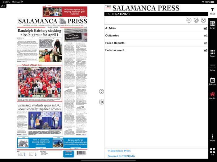 The Salamanca Press eEdition