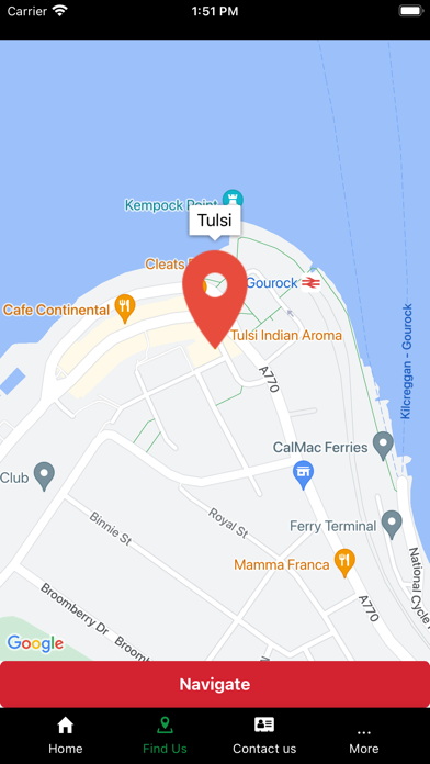 Tulsi Indian Restaurant Gour Screenshot