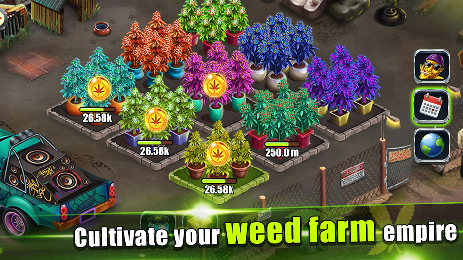 #1. Idle Weed Farm - Tycoon Game (iOS) Podle: The Game Storm Studios