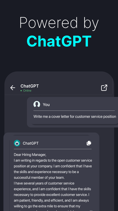 AI Chat Ask Writing Assistant screenshot n.1