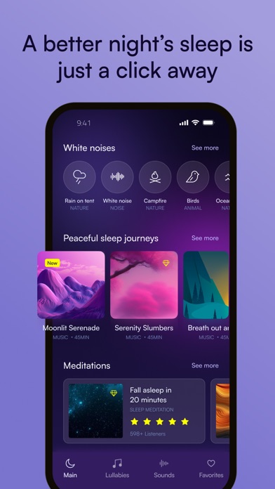 Sleep sounds - SleepDreams Screenshot