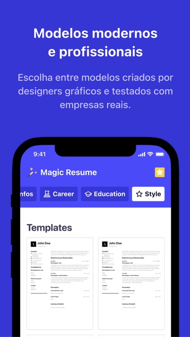 Magic Resume: AI builder