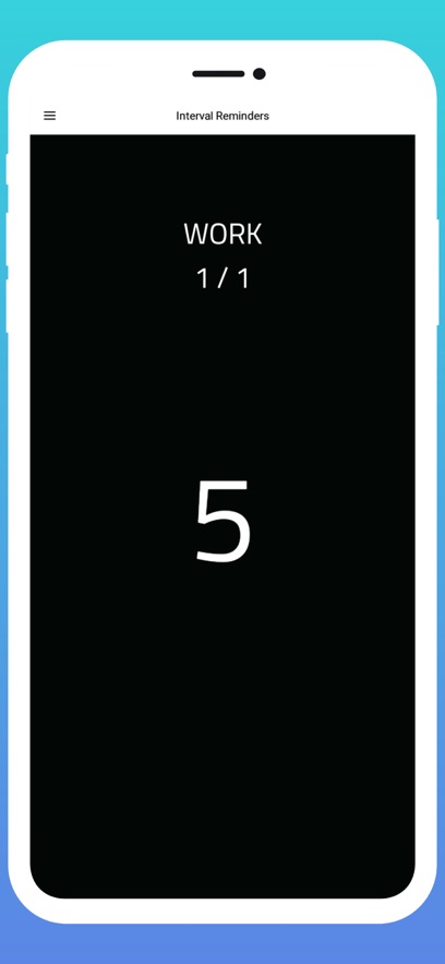 Interval Timer App.