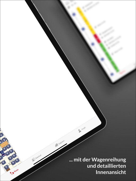 Bahn: Fahrplan & Live Tracking iPad screenshot 5 - Travel app