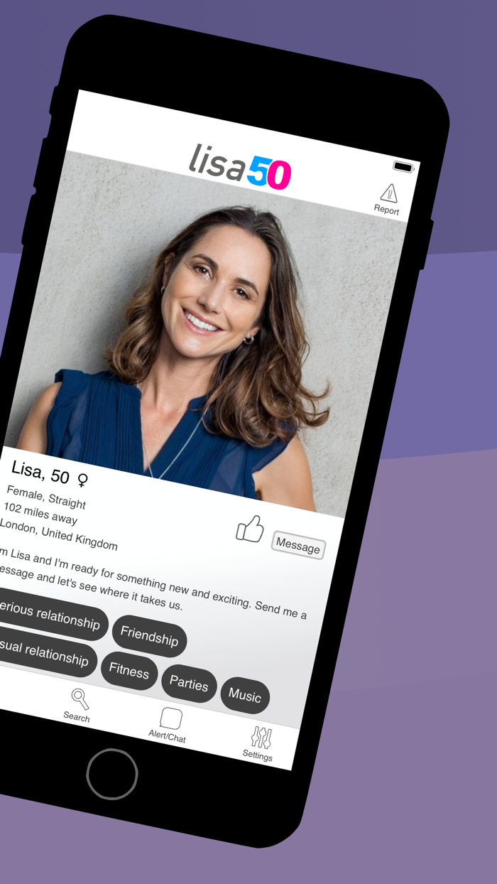 Lisa50 - Over 50 Dating App