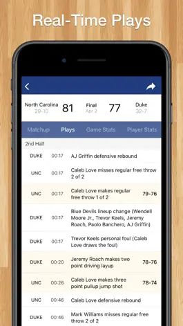 Game screenshot Scores App: College Basketball apk