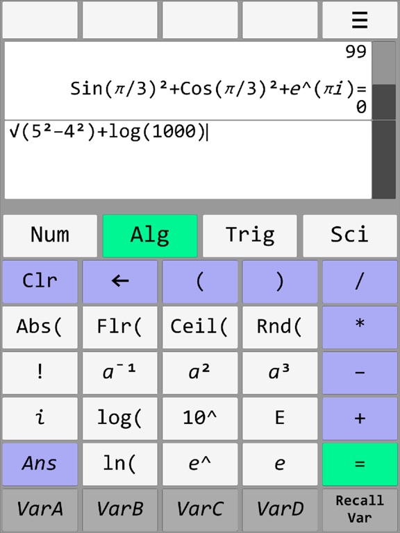 Screenshot #4 pour The Universal Calculator