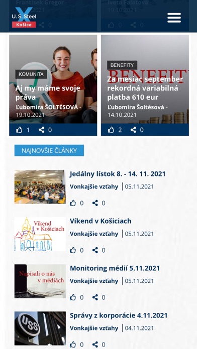 The X App Košice Screenshot