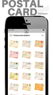 postal card stickers iphone screenshot 3