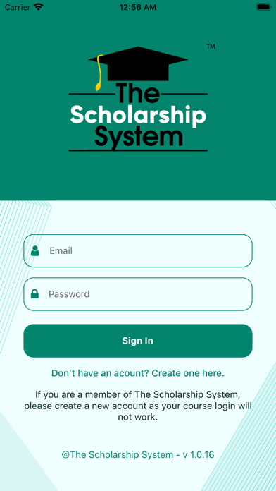 The Scholarship System Screenshot