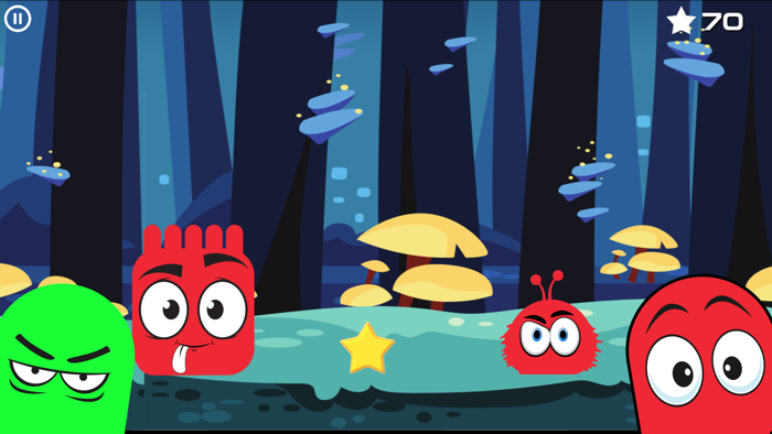 Monster Hop Cartoon Kid Puzzle