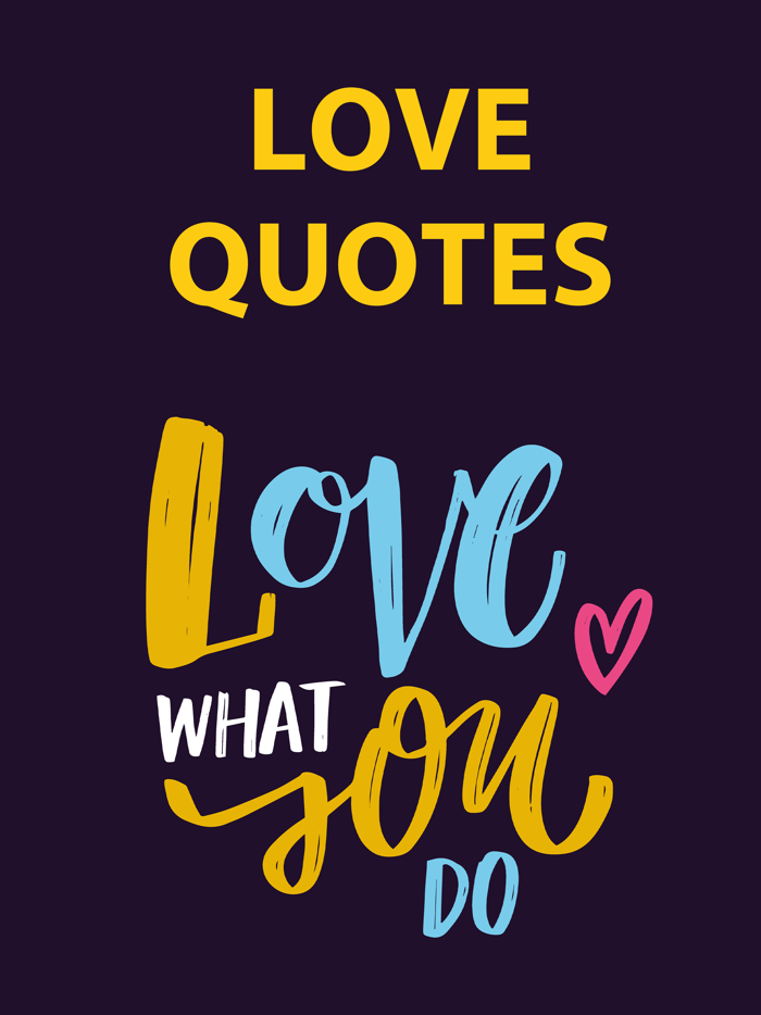 The Love Quotes Stickers