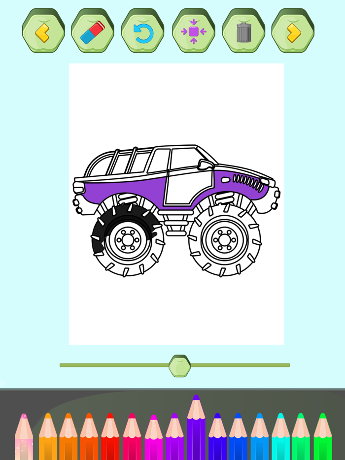 Magic Cars Coloring Pages Pack
