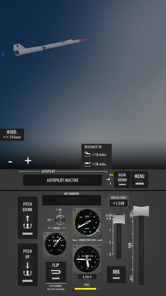 #6. Flight Simulator 2d (iOS) 由: Spark Games