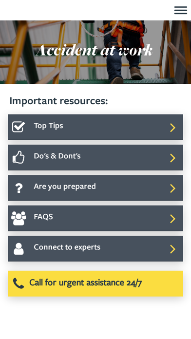 Crisis Response and Management Screenshot