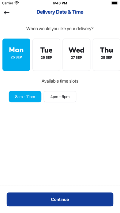 Swift Wash & Fold Screenshot