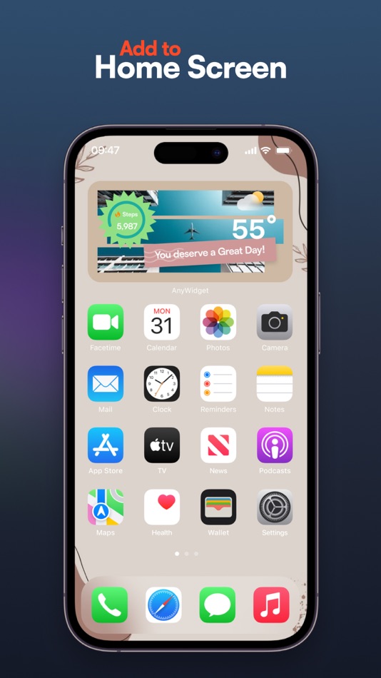 #3. Any Widget... Literally Any. (iOS) Podle: Abstrakt Group Abstrakt, LLC