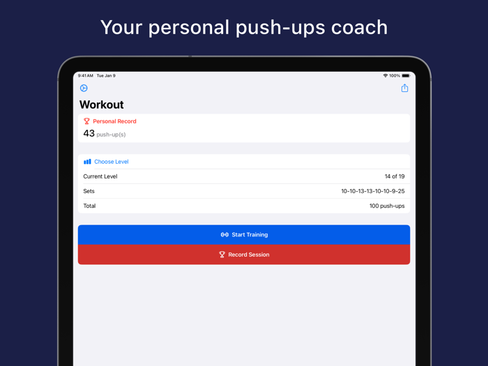 Push Ups Counter 100 Pushups