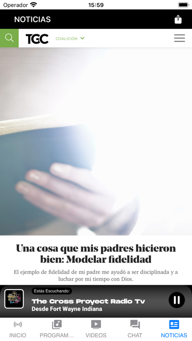 The Cross Proyect Radio Tv iPhone screenshot 4 - Music app