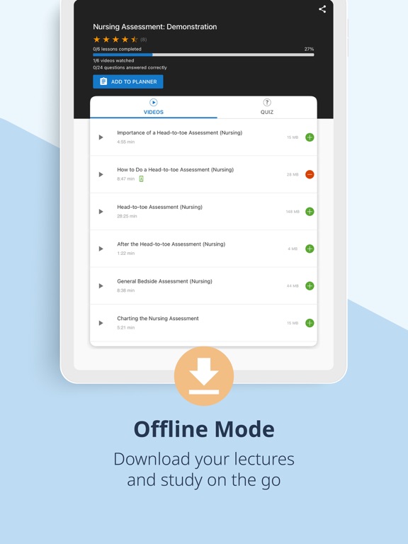 Lecturio Nursing | NCLEX Prep iPad screenshot 8 - Education app
