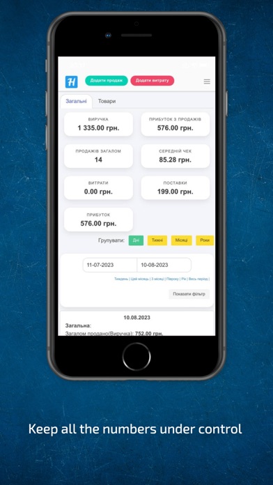 HugeProfit - sales accounting Screenshot