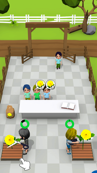 Flower Shop Idle Game Screenshot