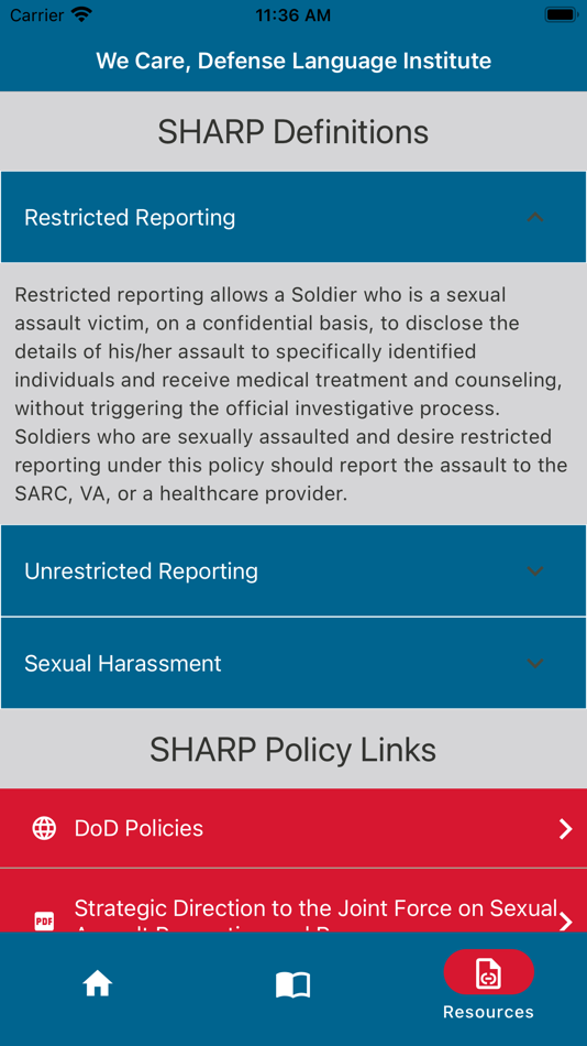 #3. WeCare, DLI (iOS) 由: TRADOC Mobile