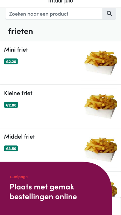 Frituur Julo Screenshot