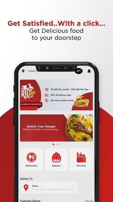 RideApp : Food and Groceries Screenshot