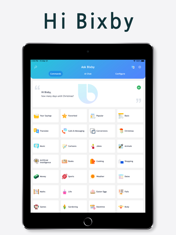 App for Bixby for Family Hub