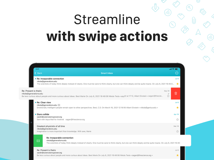 Email Aqua Mail Secure Client