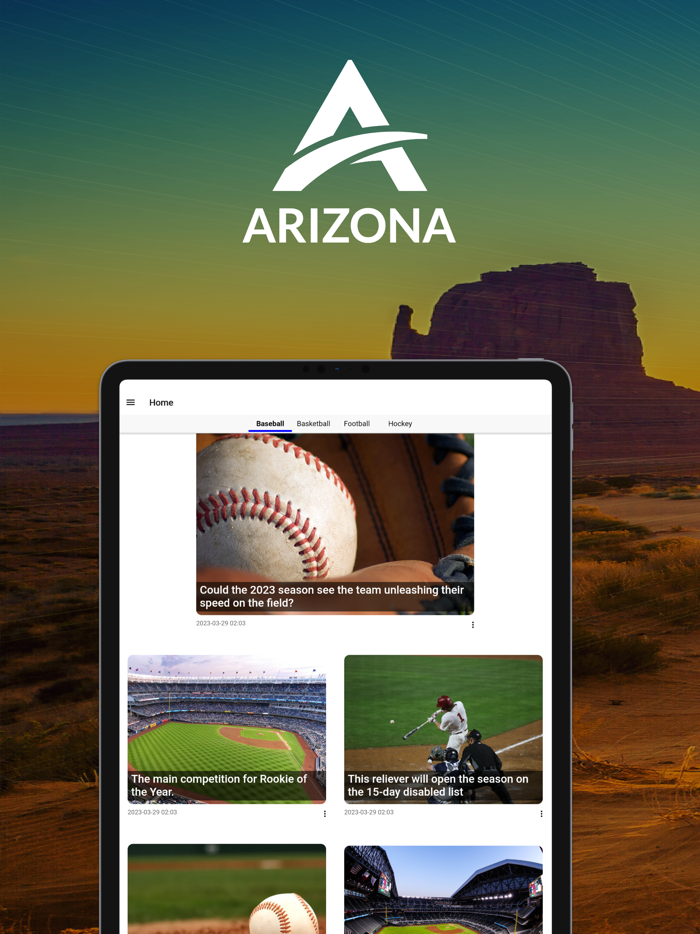 Arizona Sports App Info
