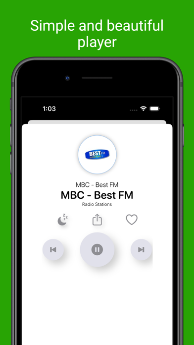 Stations de radio du Maurice Screenshot