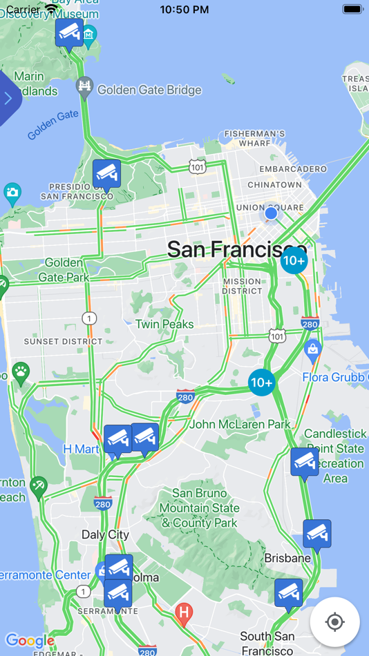 #3. Live Traffic - San Francisco (iOS) By: Yau Fei Yong