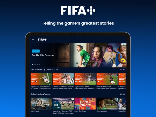 Reviews of FIFA Plus, the new app to watch football matches totally free -  How smart Technology changing lives