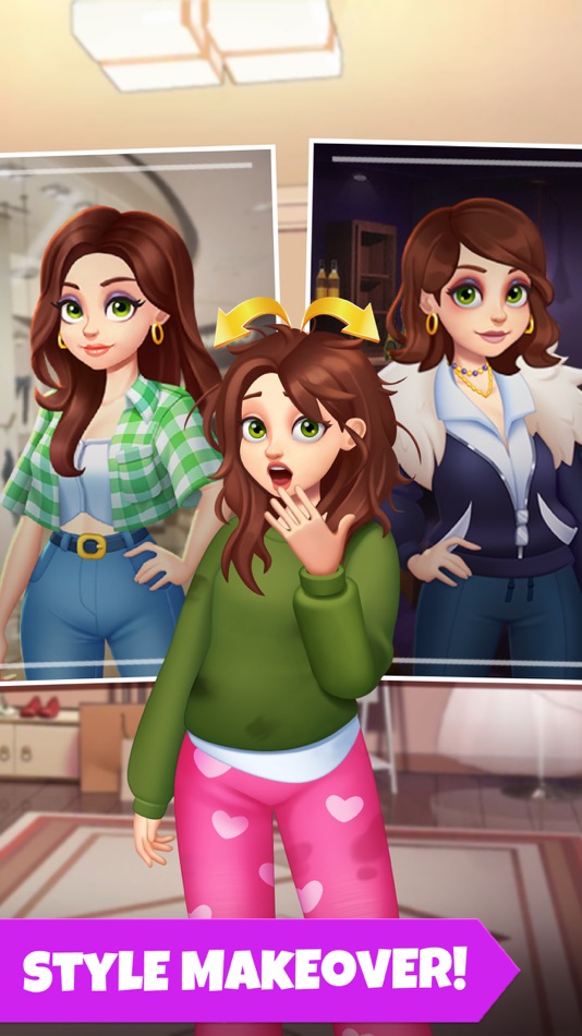#7. Makeover Blast:Match & Puzzle (iOS) By: CUBE(HONG KONG) TECHNOLOGY CO., LIMITED