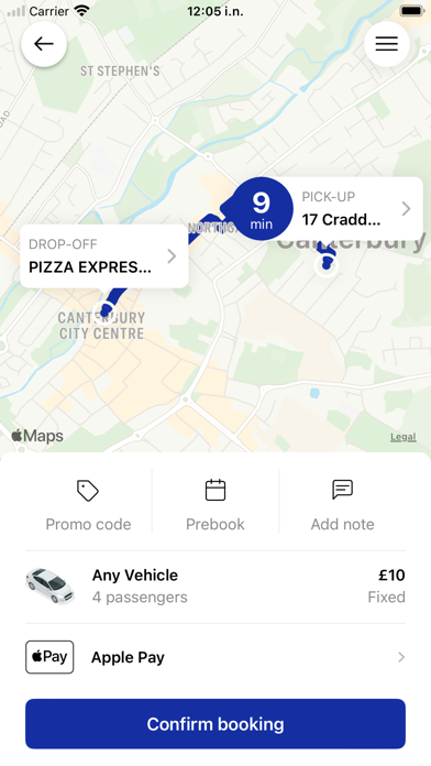 Canterbury Sky Taxis Screenshot