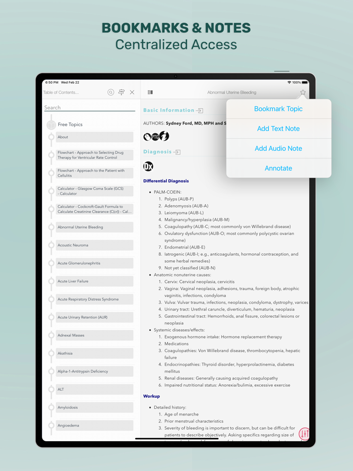 Ferris Clinical Advisor