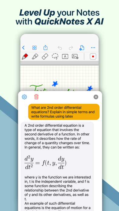 Screenshot #2 pour QuickNotes X: Notes, AI & PDF