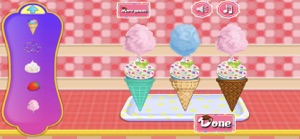 Ice cream cone cupcakes candy screenshot #9 for iPhone