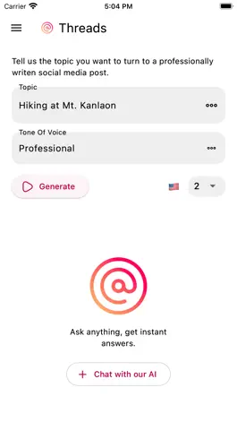 Game screenshot Social Media Post Caption AI apk