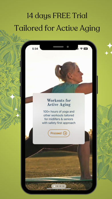 Oseterics Yoga | Active Aging Screenshot