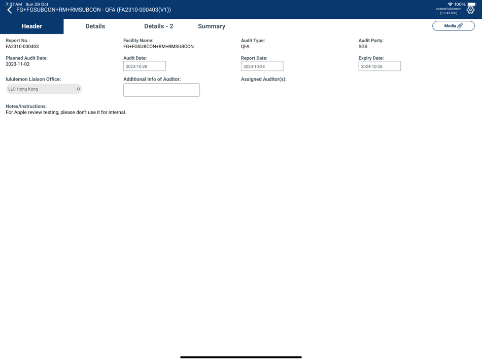 #6. CBX Audit (iOS) By: CBX Software